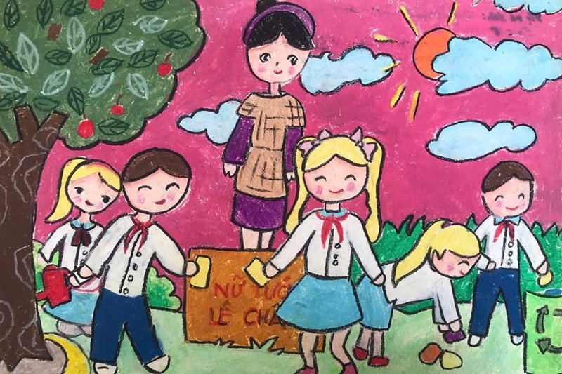 vẽ chủ đề bảo vệ môi trường 2