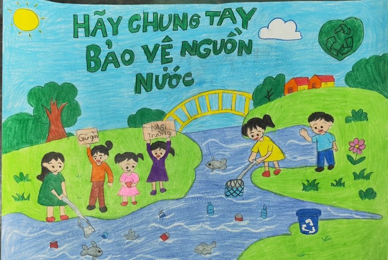 vẽ chủ đề bảo vệ môi trường 20