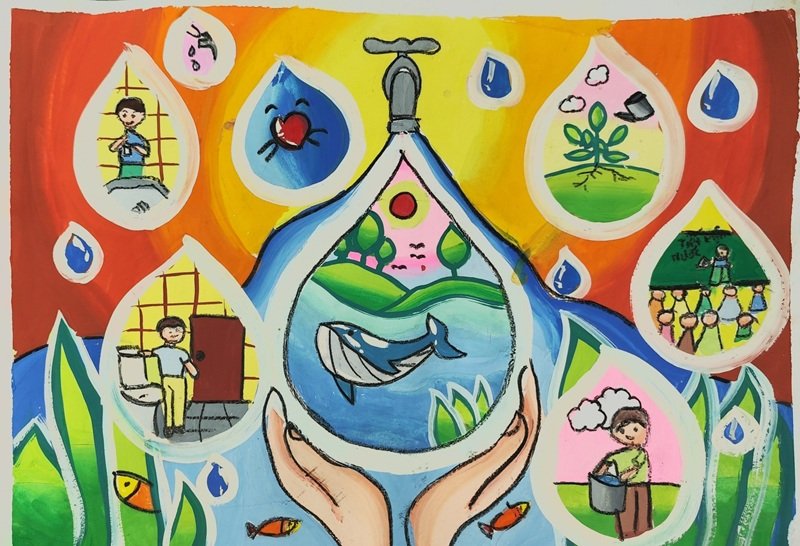 vẽ chủ đề bảo vệ môi trường 24