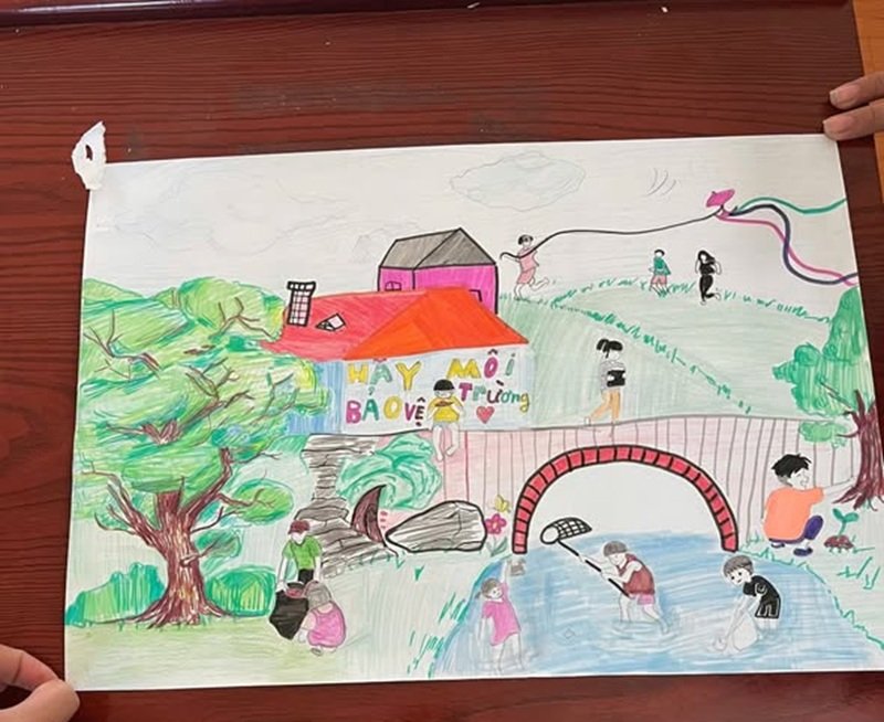 vẽ chủ đề bảo vệ môi trường 29
