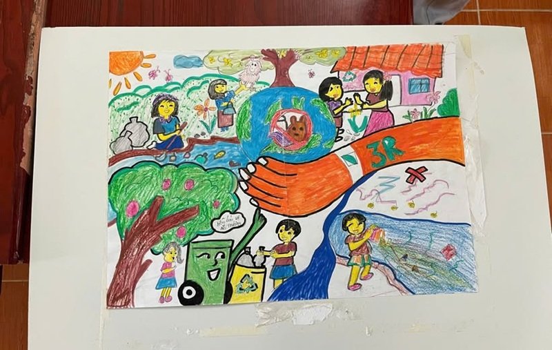 vẽ chủ đề bảo vệ môi trường 30