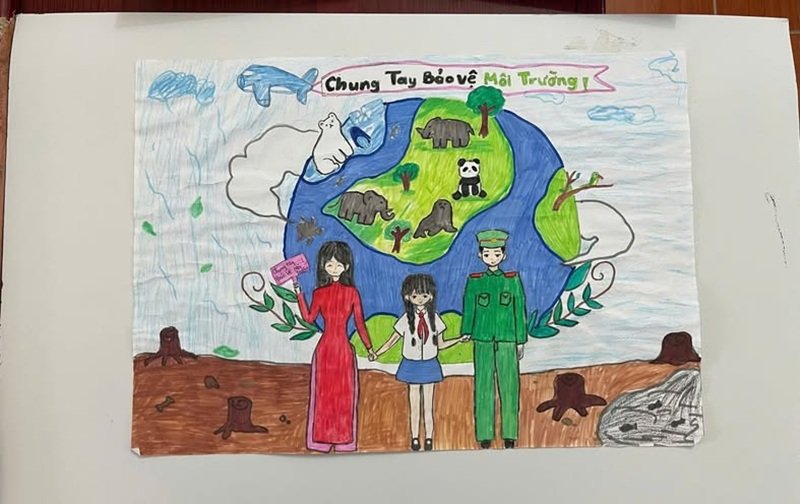 vẽ chủ đề bảo vệ môi trường 31