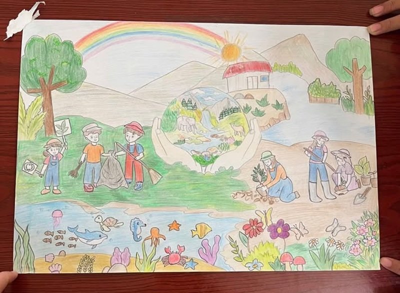 vẽ chủ đề bảo vệ môi trường 32