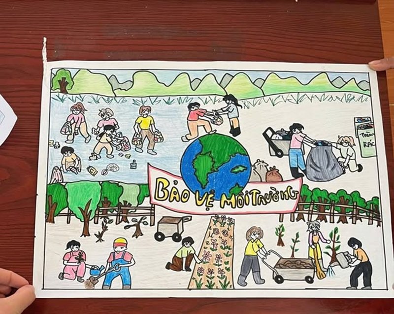 vẽ chủ đề bảo vệ môi trường 34