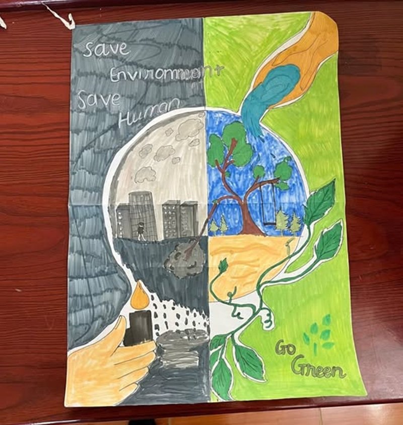 vẽ chủ đề bảo vệ môi trường 40