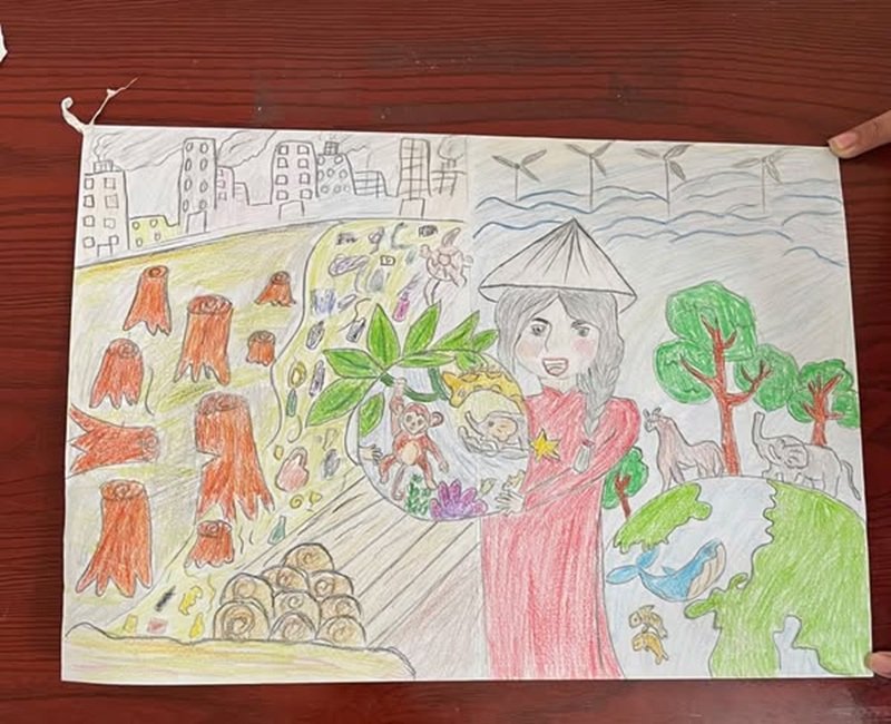 vẽ chủ đề bảo vệ môi trường 43