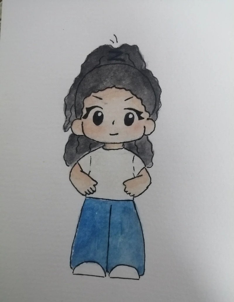 vẽ cô giáo đơn giản 40