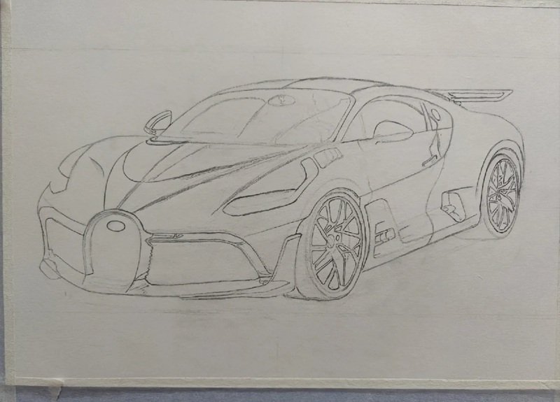 vẽ ô tô đơn giản 12