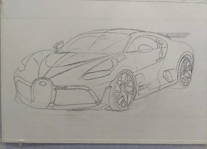 vẽ ô tô đơn giản 13