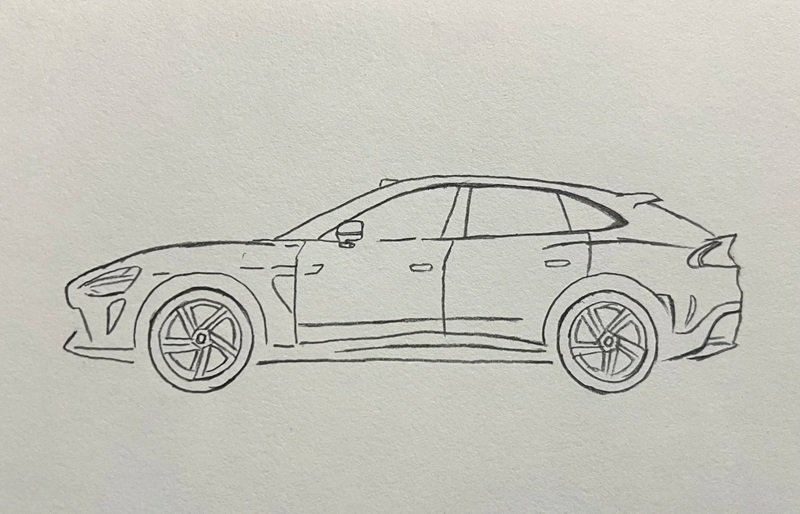 vẽ ô tô đơn giản 23