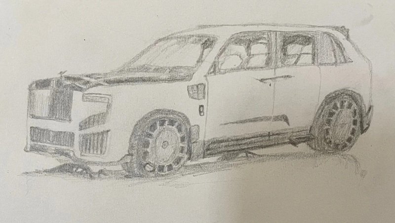 vẽ ô tô đơn giản 25