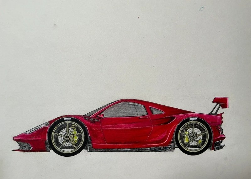 vẽ ô tô đơn giản 31