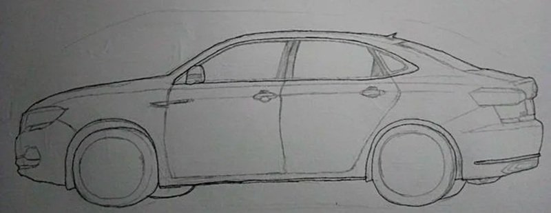 vẽ ô tô đơn giản 32