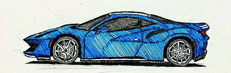 vẽ ô tô đơn giản 35