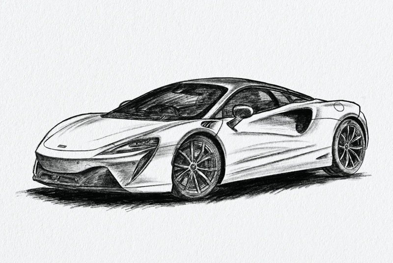 vẽ ô tô đơn giản 37