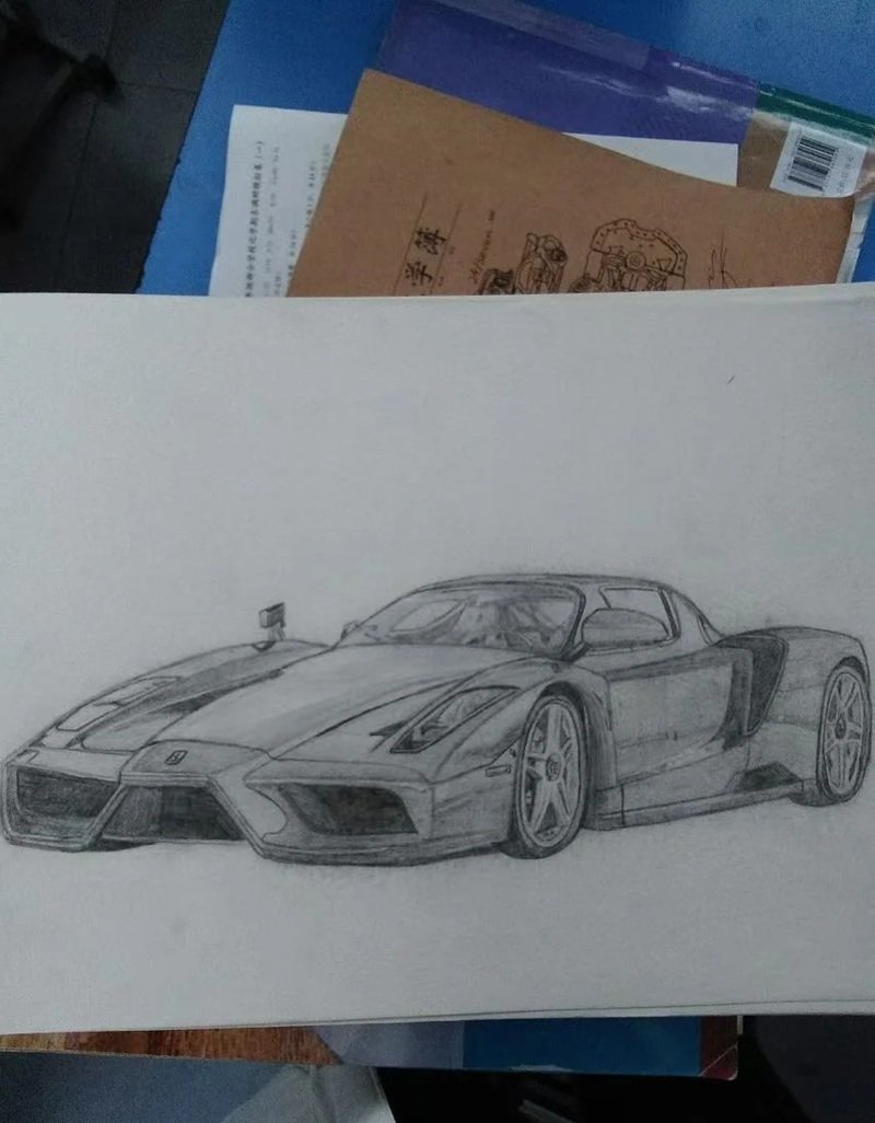 vẽ ô tô đơn giản 5