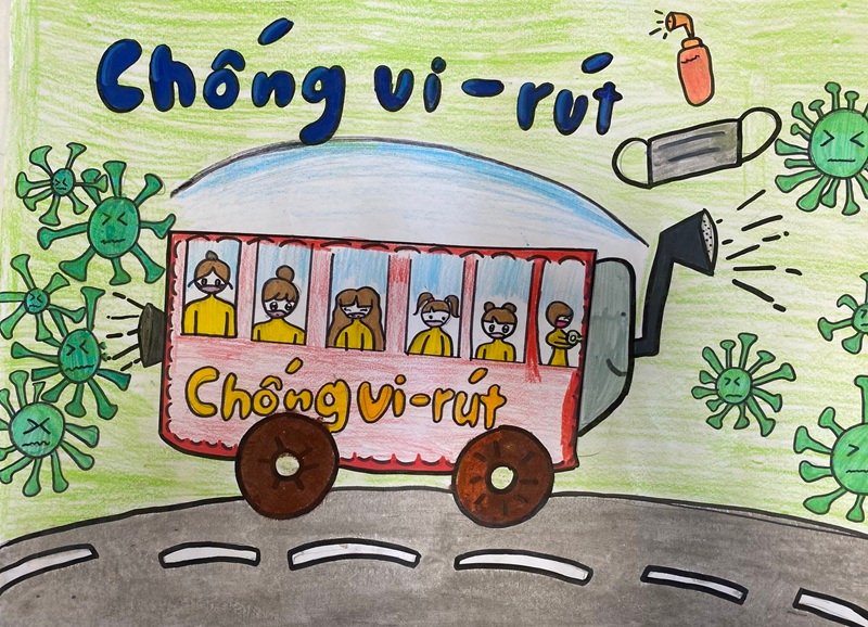 vẽ ô tô mơ ước của em 1