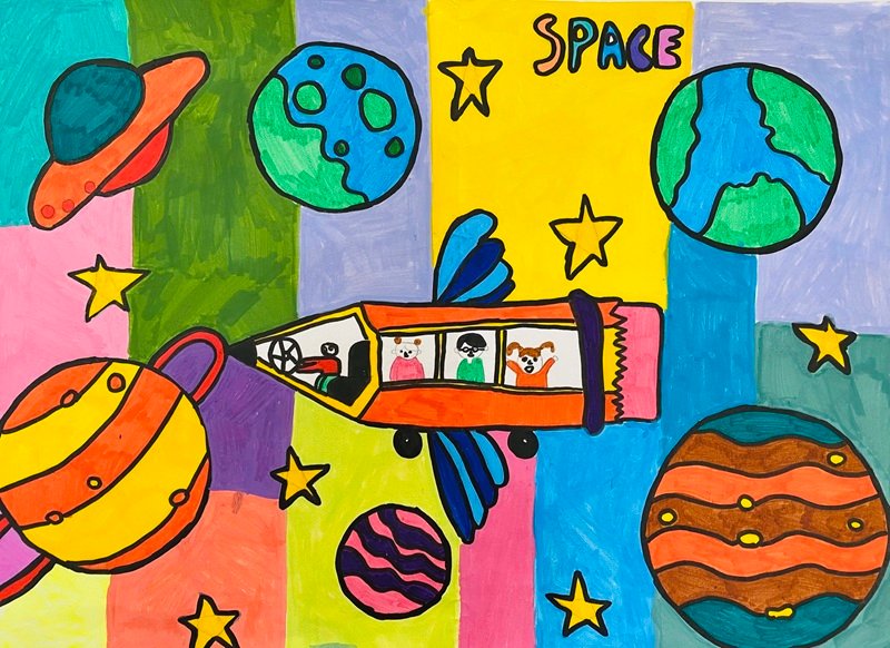 vẽ ô tô mơ ước của em 18