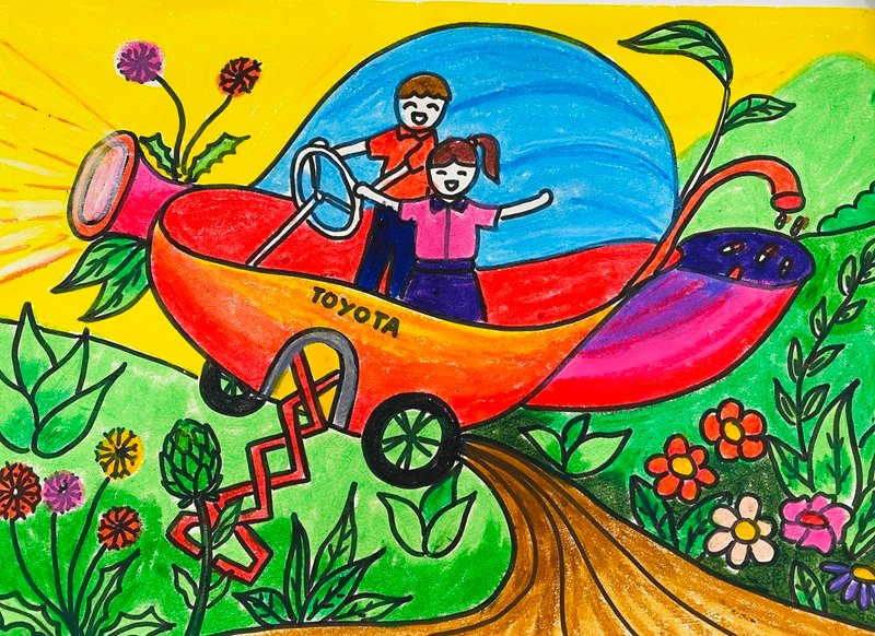 vẽ ô tô mơ ước của em 21