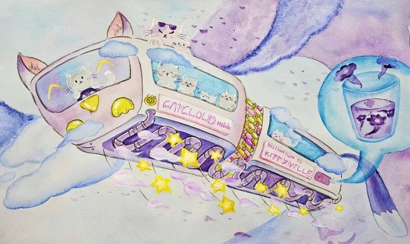 vẽ ô tô mơ ước của em 27