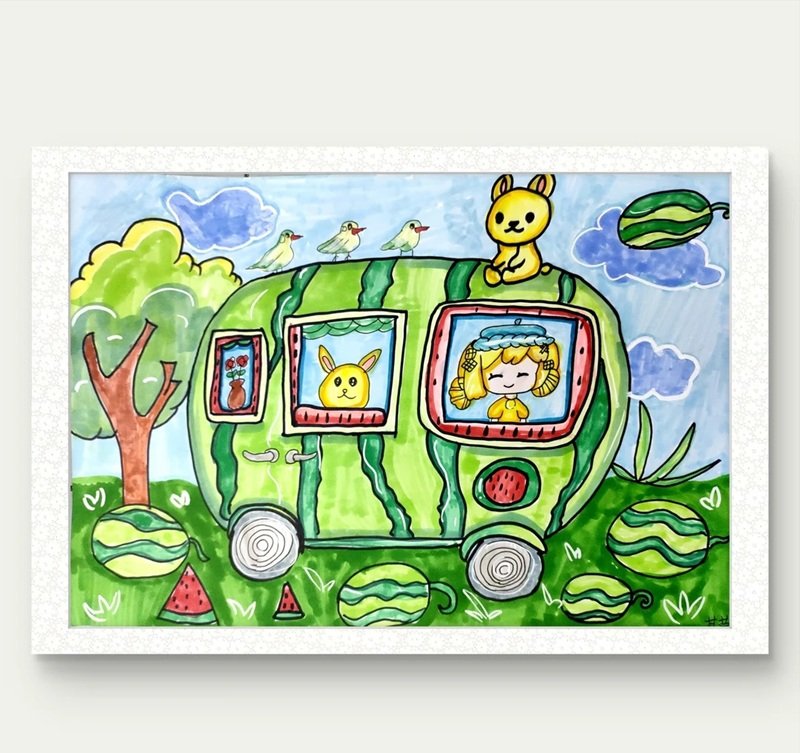 vẽ ô tô mơ ước của em 28