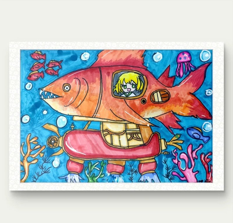 vẽ ô tô mơ ước của em 29