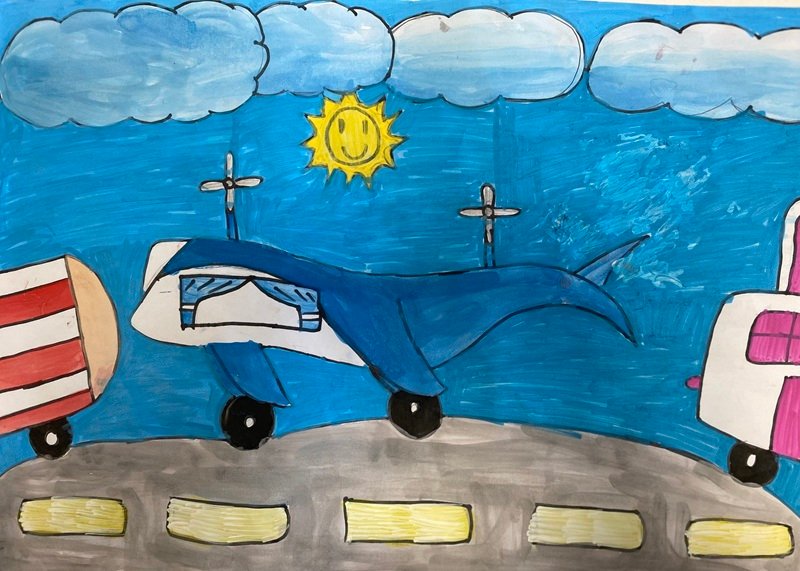 vẽ ô tô mơ ước của em 3