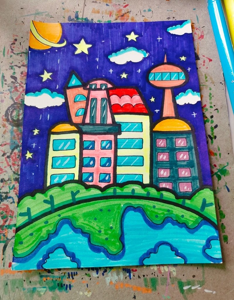 vẽ thành phố 30