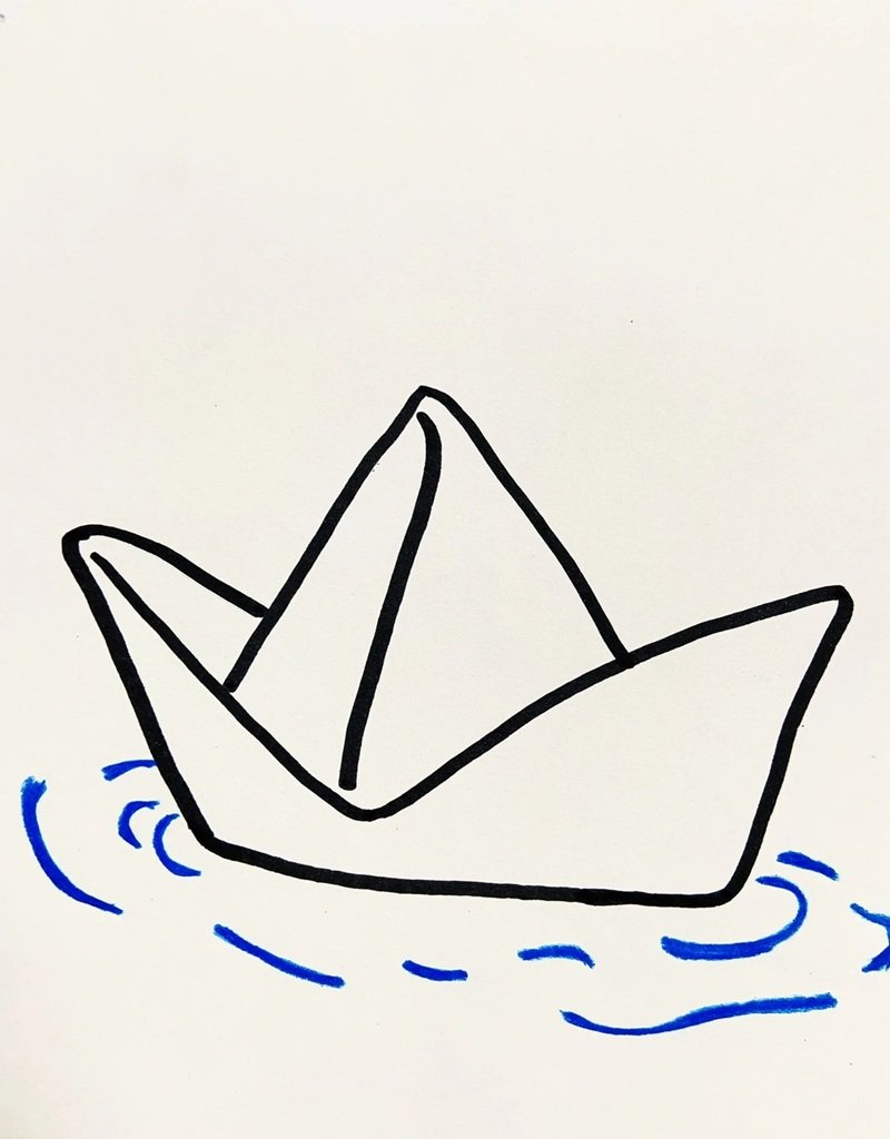 vẽ thuyền đơn giản 13