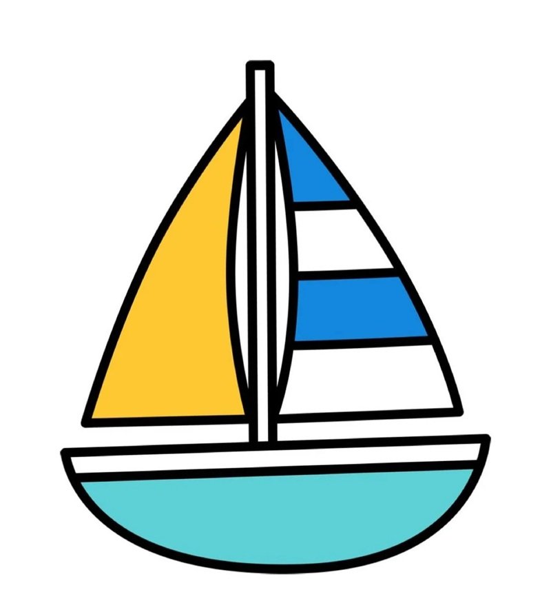 vẽ thuyền đơn giản 14