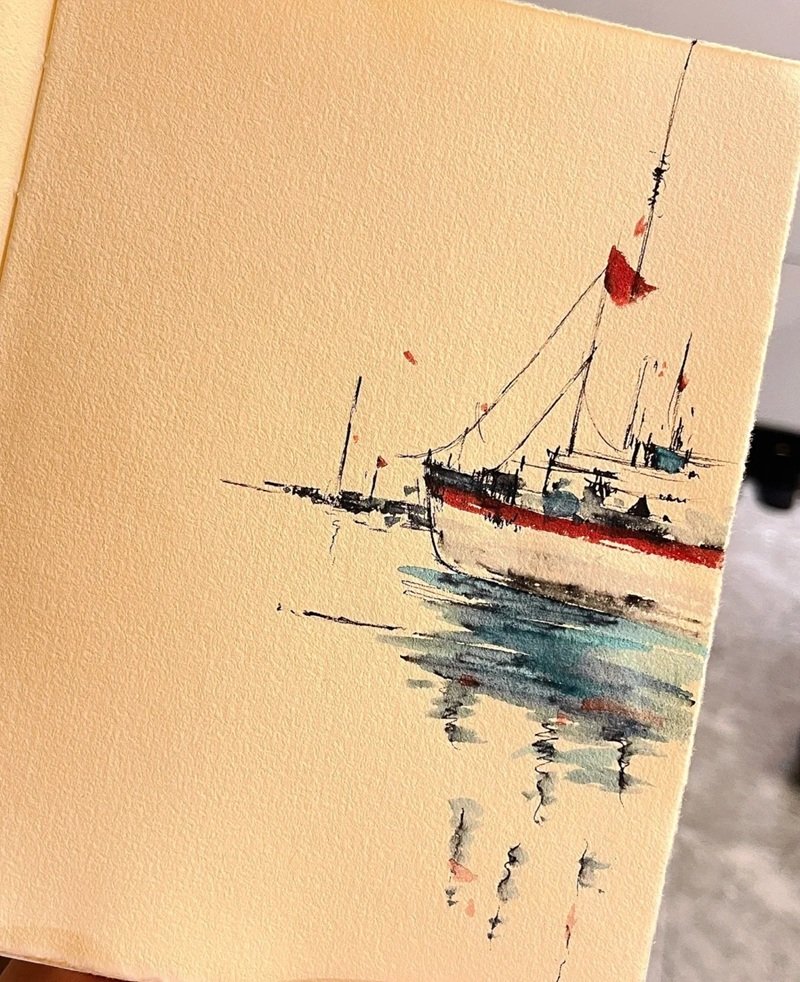 vẽ thuyền đơn giản 21