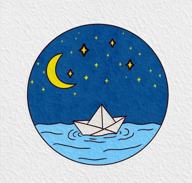 vẽ thuyền đơn giản 30