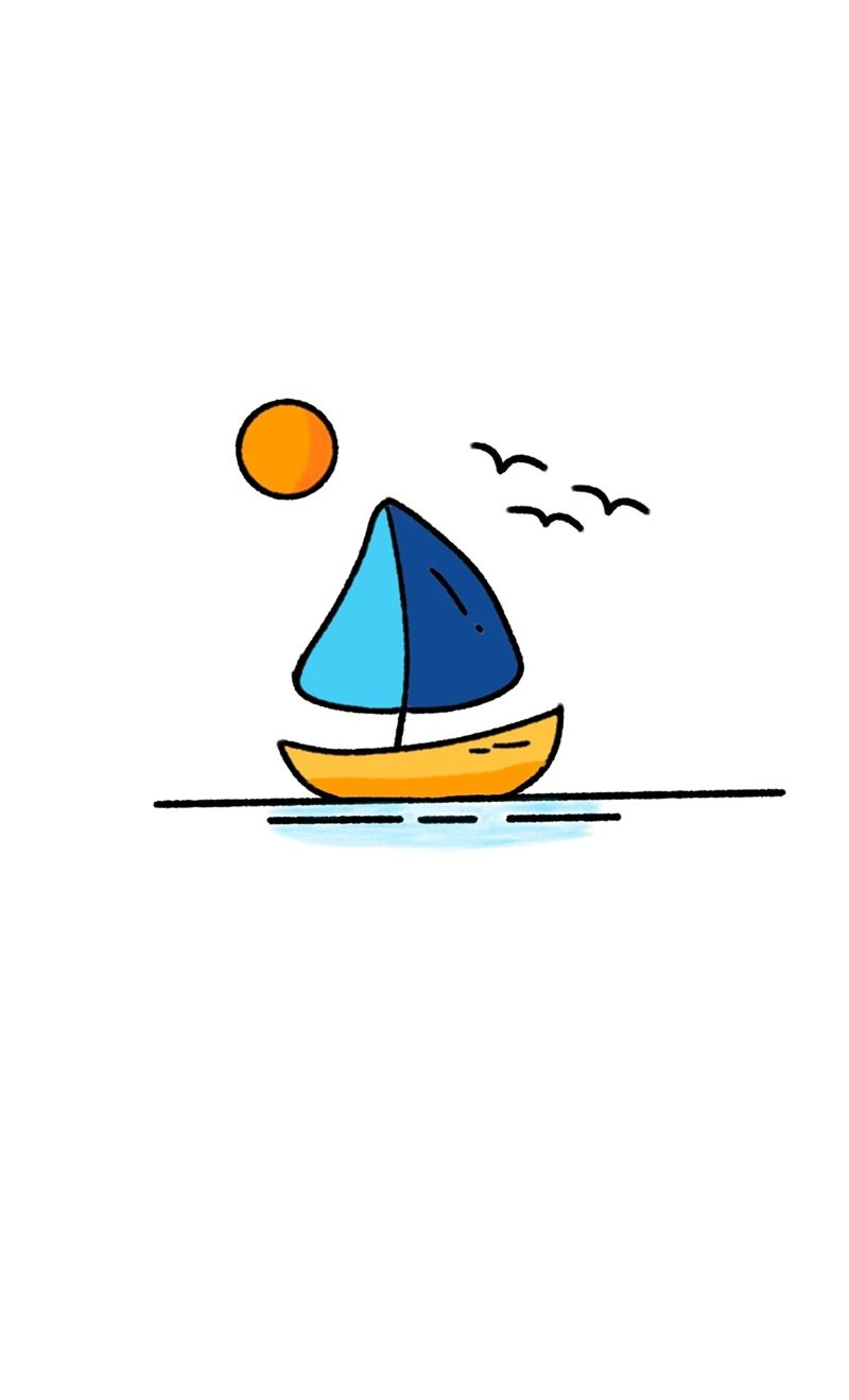 vẽ thuyền đơn giản 36