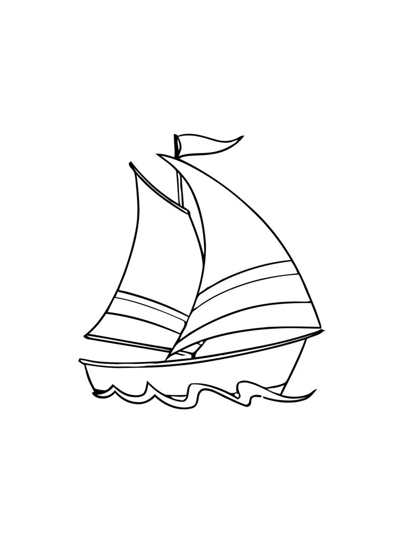 vẽ thuyền đơn giản 38