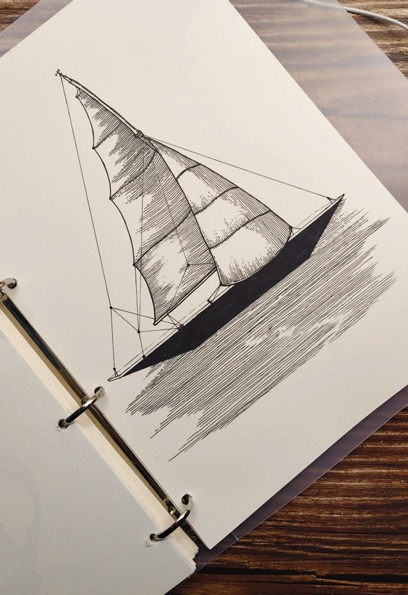 vẽ thuyền đơn giản 39