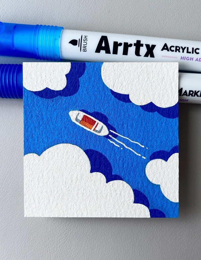 vẽ thuyền đơn giản 6