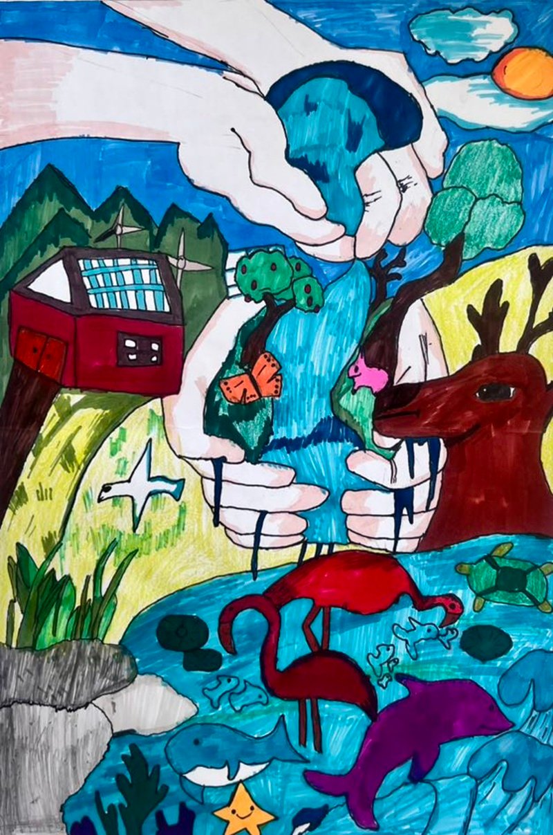 vẽ tranh biến đổi khí hậu 29