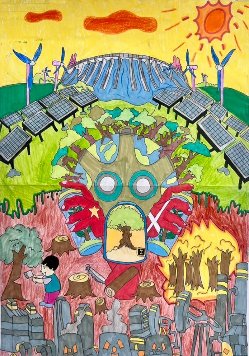 vẽ tranh biến đổi khí hậu 33