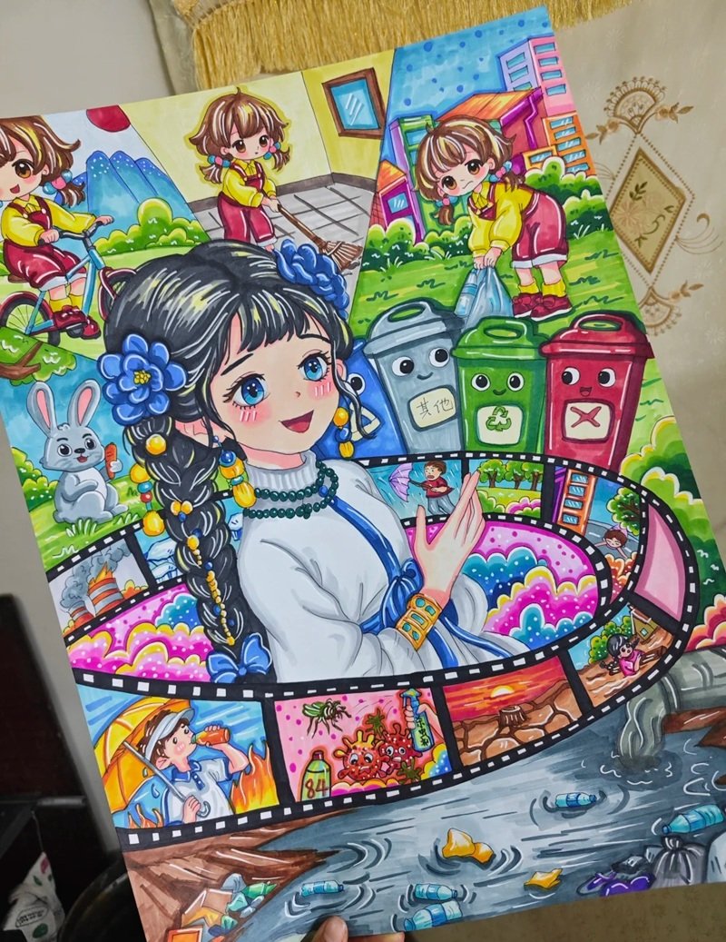 vẽ tranh biến đổi khí hậu 39