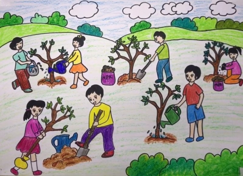 vẽ tranh cổ động 1