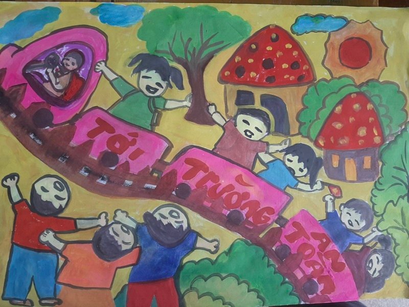 vẽ tranh cổ động 3