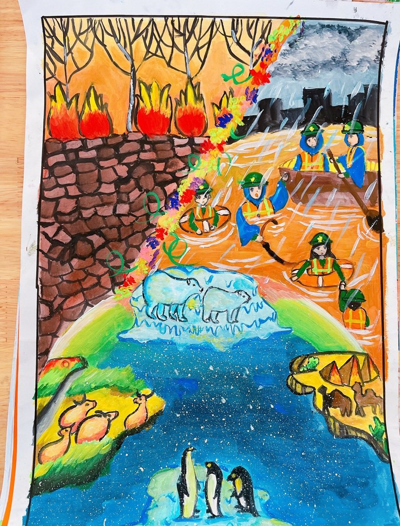 vẽ tranh cổ động 38