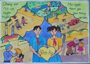 112+ vẽ tranh đề tài an toàn giao thông đơn giản ý nghĩa
