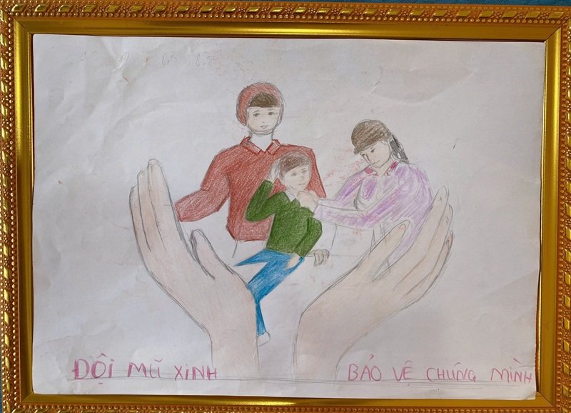 vẽ tranh đề tài an toàn giao thông 34