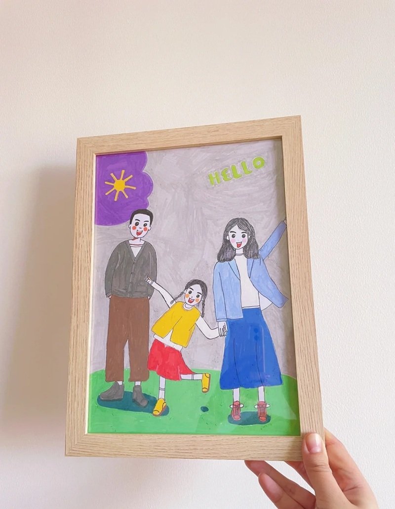 vẽ tranh đề tài gia đình 21