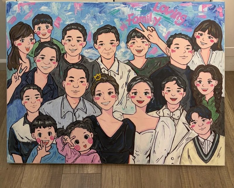 vẽ tranh đề tài gia đình 38