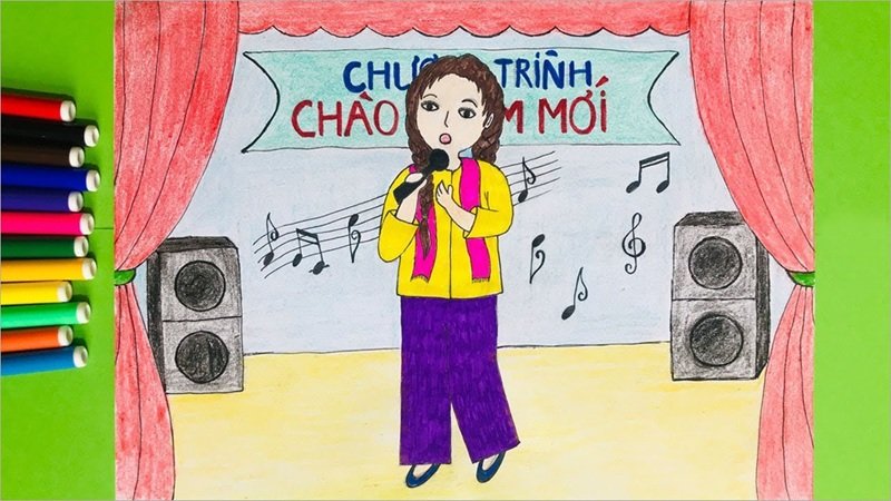 vẽ tranh đề tài ước mơ của em 11