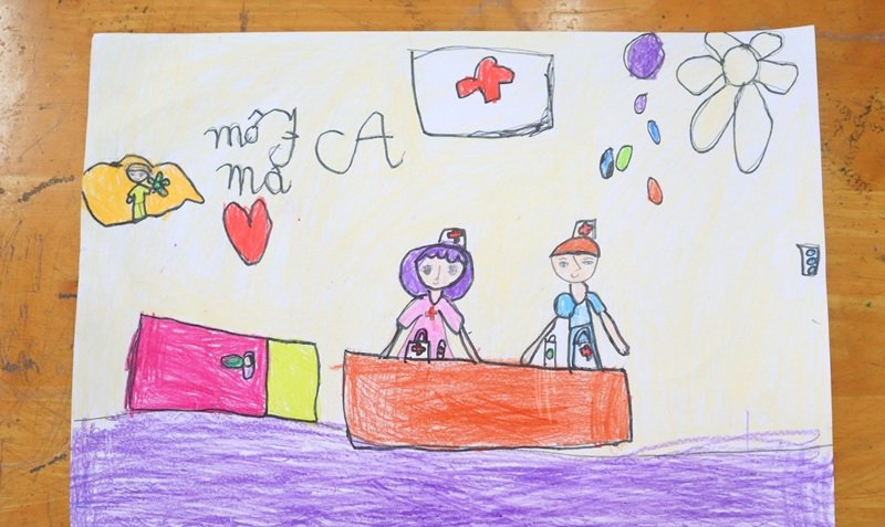 vẽ tranh đề tài ước mơ của em 15