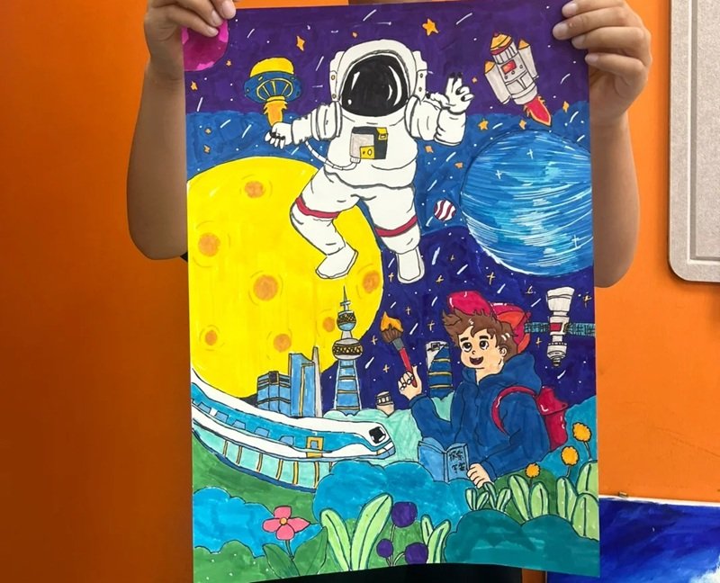 vẽ tranh đề tài ước mơ của em 2