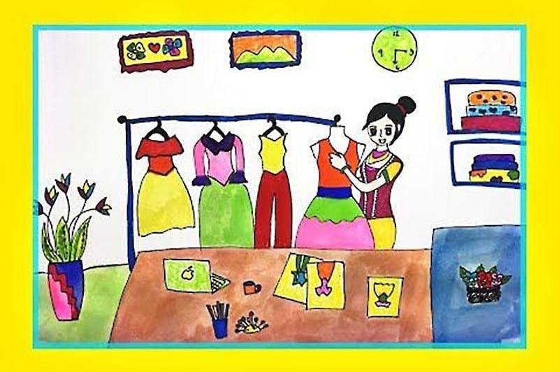 vẽ tranh đề tài ước mơ của em 20